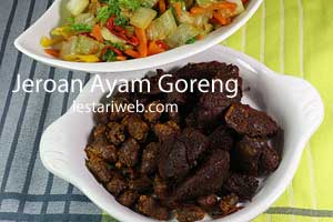 Jeroan Ayam Goreng