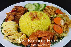 Nasi Kuning Hemat