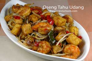 Oseng Tahu Udang