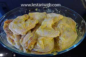 ayam geprek dimarinasi