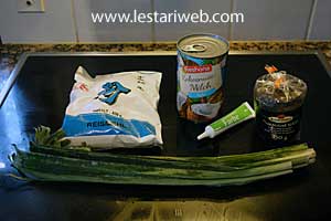 Bahan Bubur Bongkol