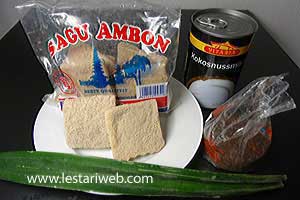 Bahan Bubur Sagu