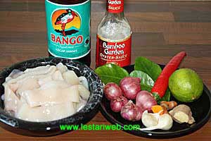 Bahan Cumi Bumbu Kecap