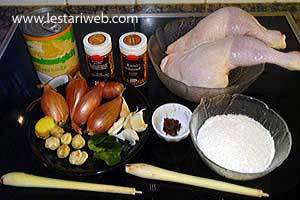Bahan Opor Ayam Kutai