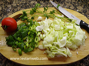 Bahan Sayur Mi Aceh