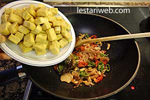 Oseng Tahu Terong Step 10