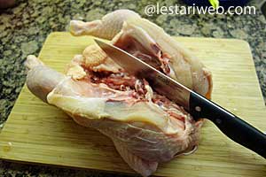 Membuat Pelecing Ayam Step 1