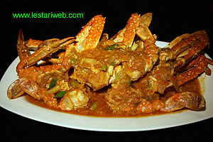 Sajian Kepiting Asam Manis