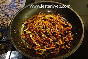Sambal Bada Step 13