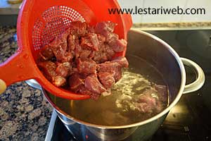 Sop Kambing Step