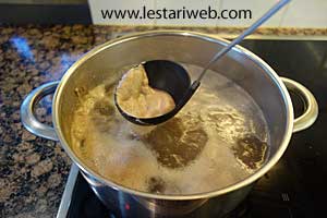 Sop Kambing Step