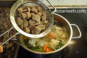 Sup Daging Step 9