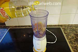 bumbu tahu campur diblender