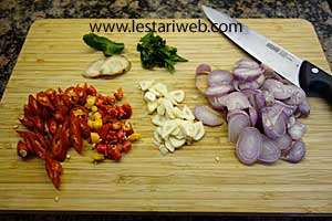 bumbu iris untuk terong bumbu kecap